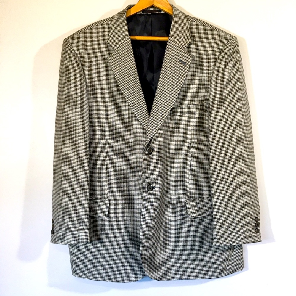 TravelSmith Houndstooth Travel Security Classic Sport‎ Coat
